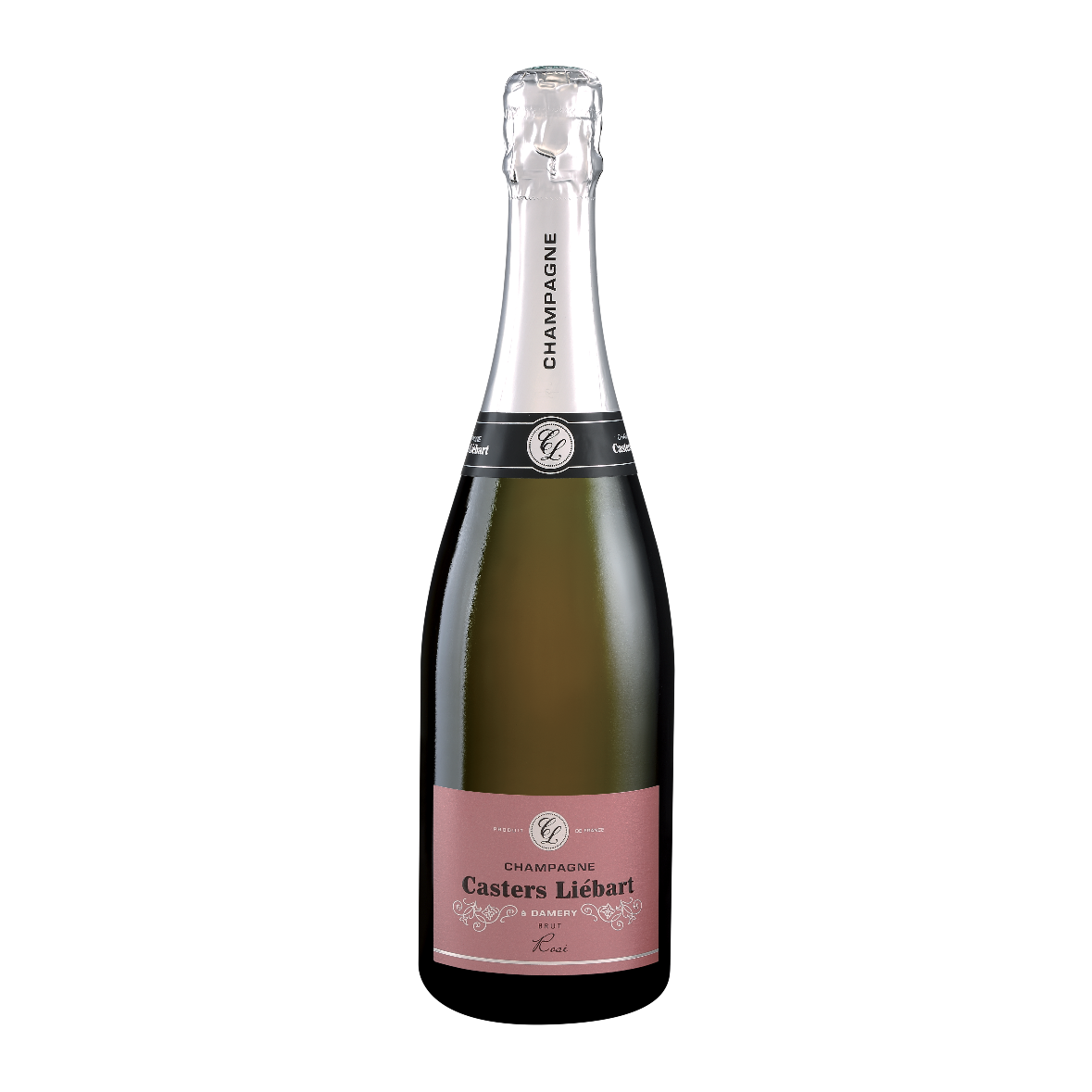 Champagnerflasche von Casters Liébart Rosé Brut